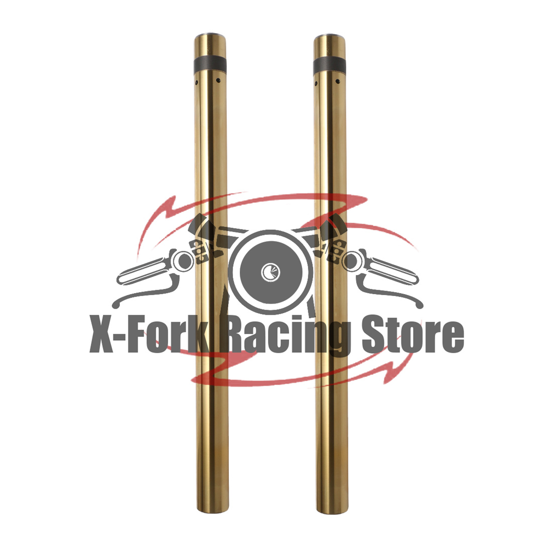 Gold Cutlery Flatware - أنابيب شوكة أمامية داخلية ذهبية اللون