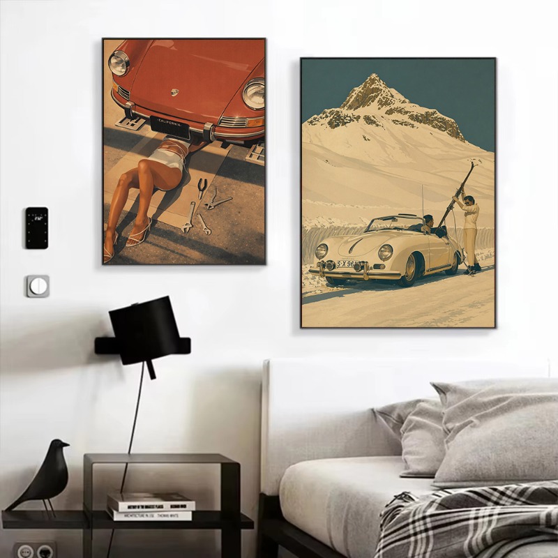 لوحة قماشية بتصميم ريترو فاخر  - مراجعة Luxury Lifestyle Picture وسعره