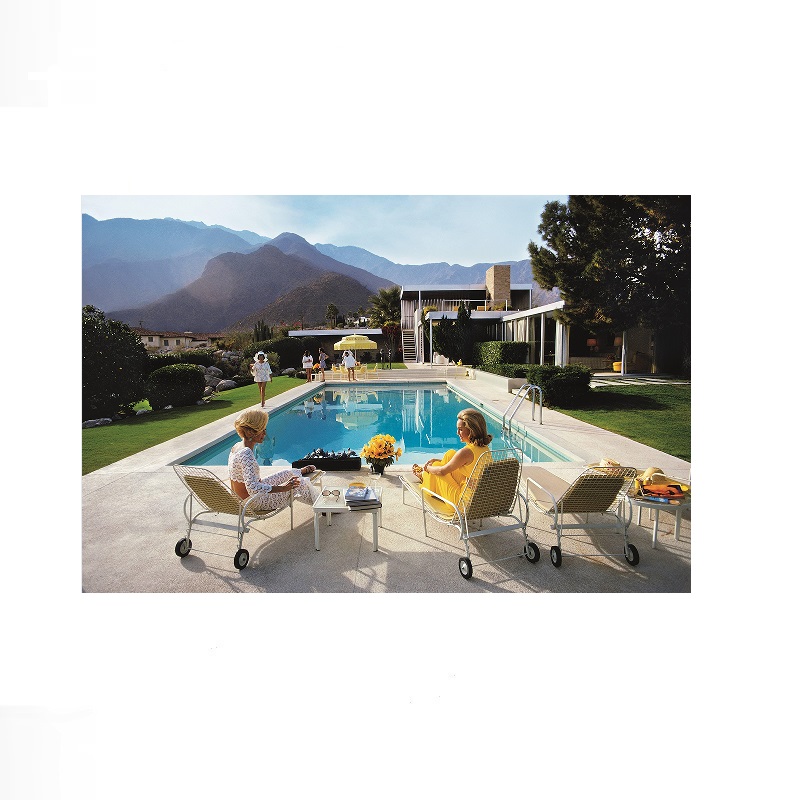 Retro Poolside Host Luxury Lif - مراجعة Luxury Lifestyle Picture وسعره