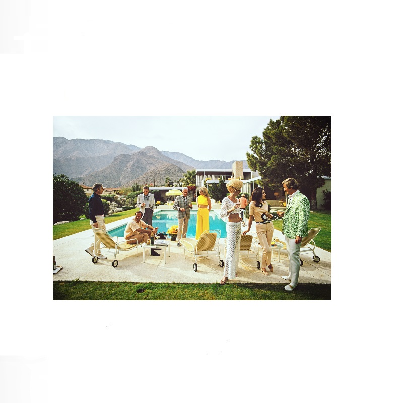 Retro Poolside Host Luxury Lif - مراجعة Luxury Lifestyle Picture وسعره