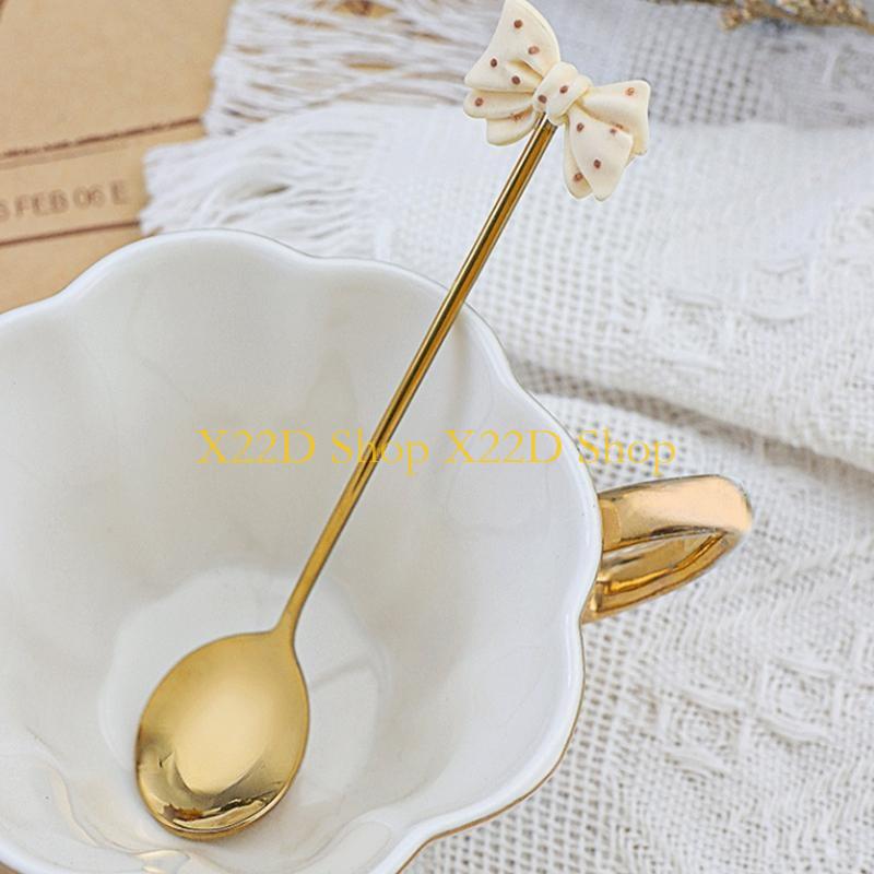 ملعقة حلوى مقاومة للصدأ X22D م - مراجعة Gold Cutlery Flatware وسعره