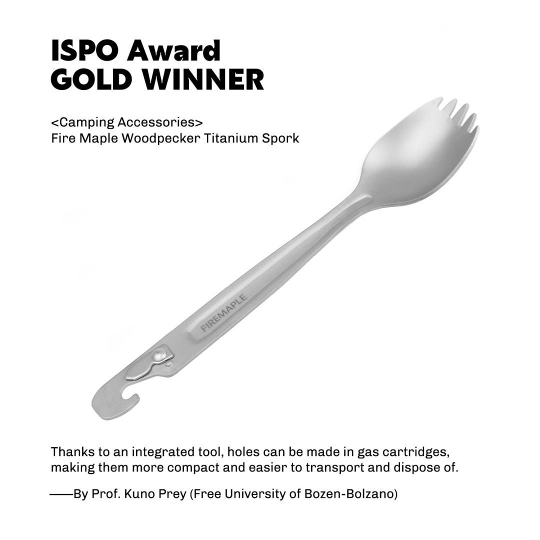 النار القيقب التيتانيوم سبورك  - مراجعة Gold Cutlery Flatware وسعره