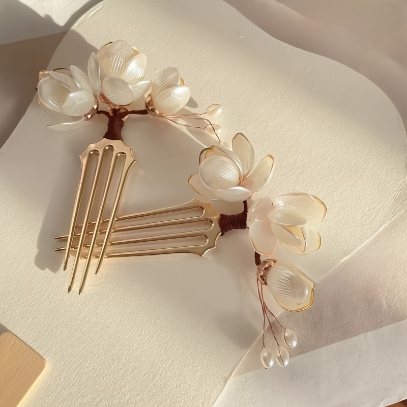 مشط شعر على الطراز الصيني بتصم - مراجعة Gold Cutlery Flatware وسعره